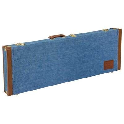 Fender x Wrangler Denim Stratocasters and Telecasters Case, Indigo