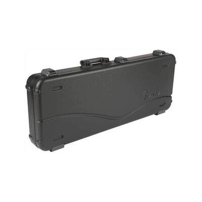 Fender Delux Molded Hard Case for Stratocaster or Telecaster Guitars, Black