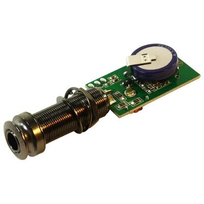 Mi-Si Crystal Acoustic Preamp Designed to Retrofit Existing Passive Pickup Systems to Make Them Active, inc. Power Charger