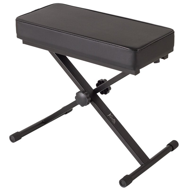 Koda Adjustable Drum Throne with Thick Padded Seat, Black