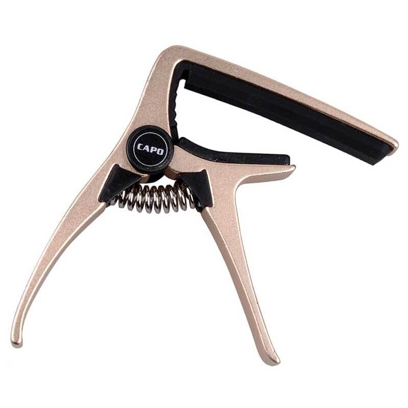Aroma AC20 Guitar Metal Capo for Acoustic &amp; Electric Guitar, GOLD