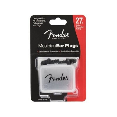 Fender Musician series Ear Plugs, Hearing Protection, Perfect for Rehearsals &amp; Performances
