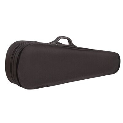 Koda 1/4 size violin light foam case, holds two bows, BLACK