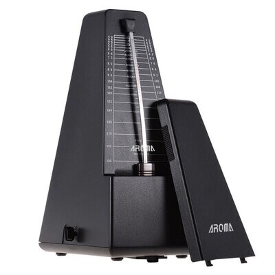 Aroma AM718 Mechanical Metronome, Black