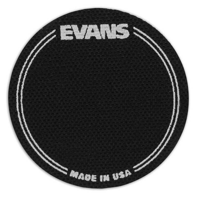 Evans EQPB2 Bass Drumhead Patch for Double Pedal, Black