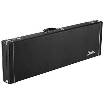 Fender Classic Series Wood Cases for Precision / Jazz Electric Bass Guitars, Black