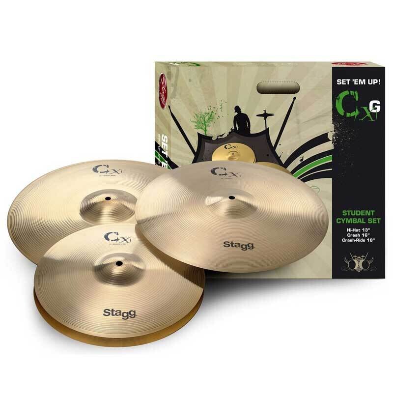Stagg CXG Brass Starter Cymbal Set