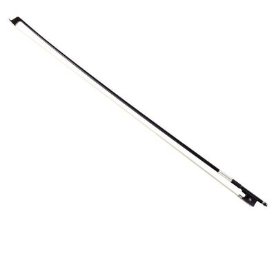 Koda Violin Bow, 4/4 Size Intermediate Bow, Carbon Fibre, Ebony Frog with parisian eye