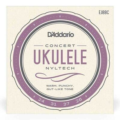 D&#39;Addario EJ88C Nyltech Concert Ukulele String Set