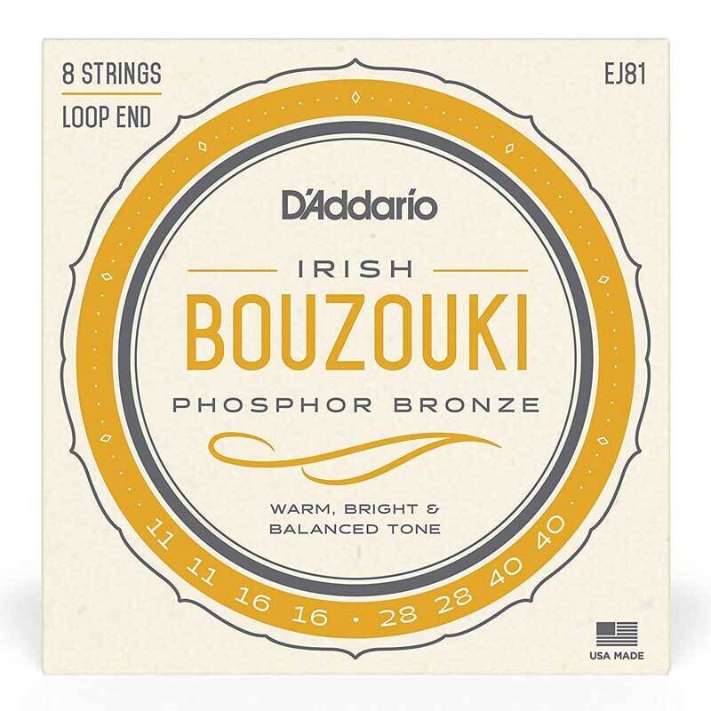 D&#39;Addario EJ81 Irish Bouzouki Phosphor Bronze String Set