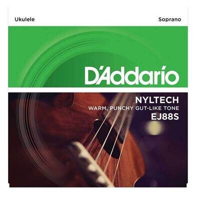 D&#39;Addario EJ88S Nyltech Soprano Ukulele String Set