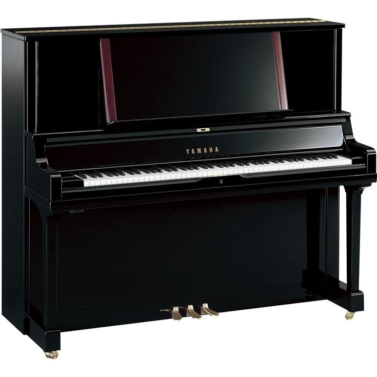 Yamaha YUS5 Upright Piano, Polished Ebony - FREE DELIVERY