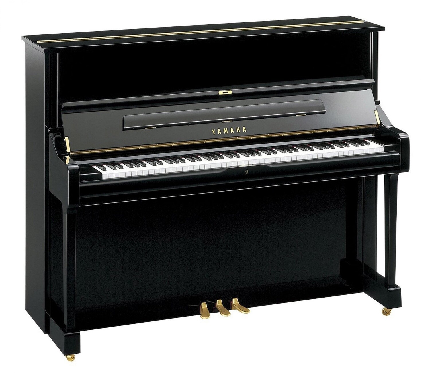 Yamaha U1 TA2 TransAcoustic Upright Piano, Polished Black - FREE DELIVERY