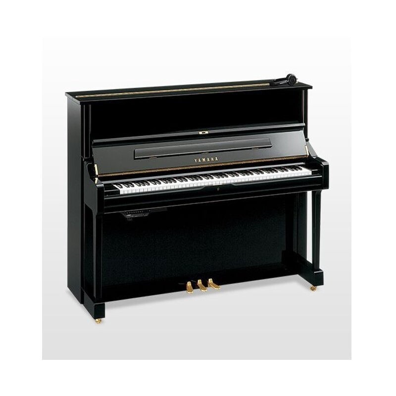 Yamaha U1 SH2 Silent Upright Piano, Polished Black - FREE DELIVERY