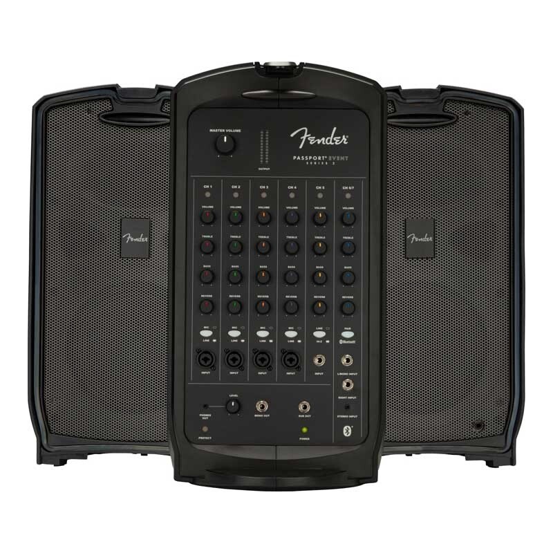 Fender 375W Passport Event Series 2 PA System, Black