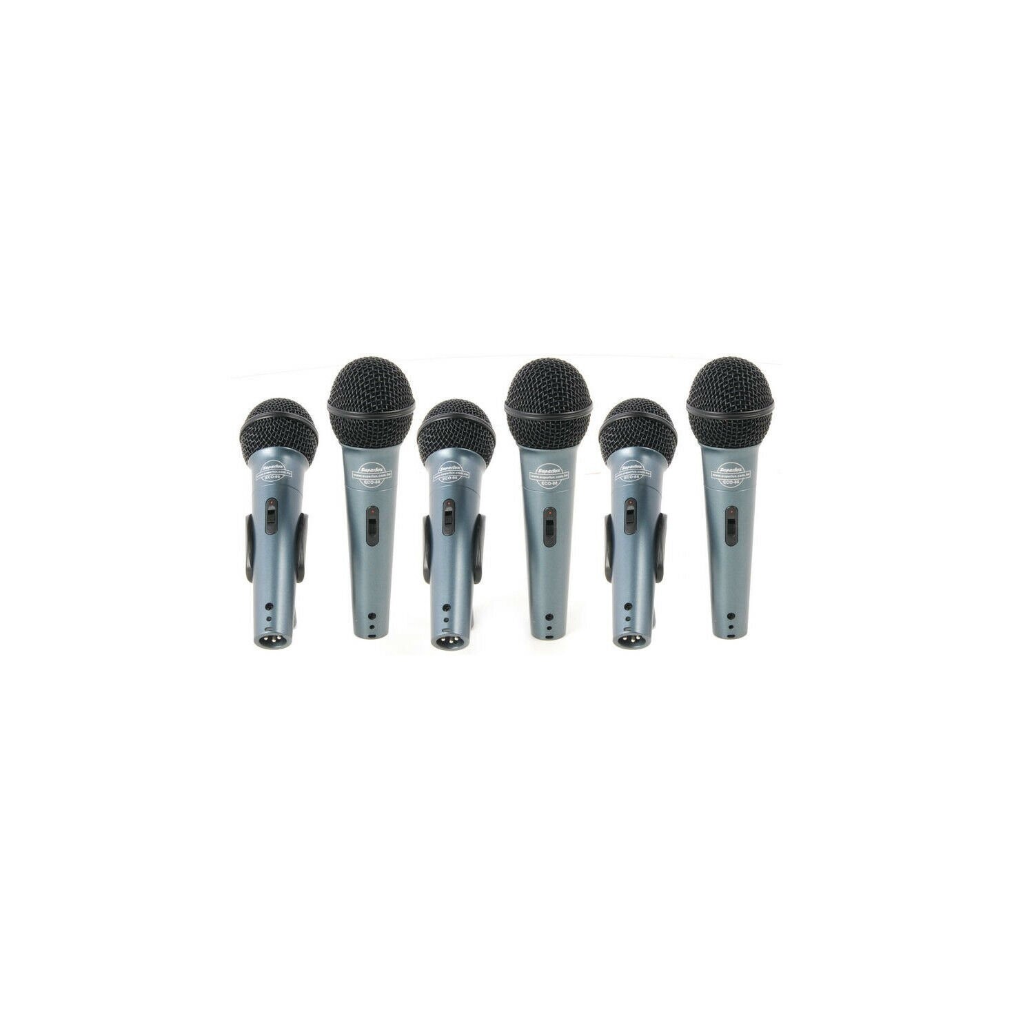 Microphone Pack Superlux ECO88S 6 Vocal Speech Dynamic Supercardioid
