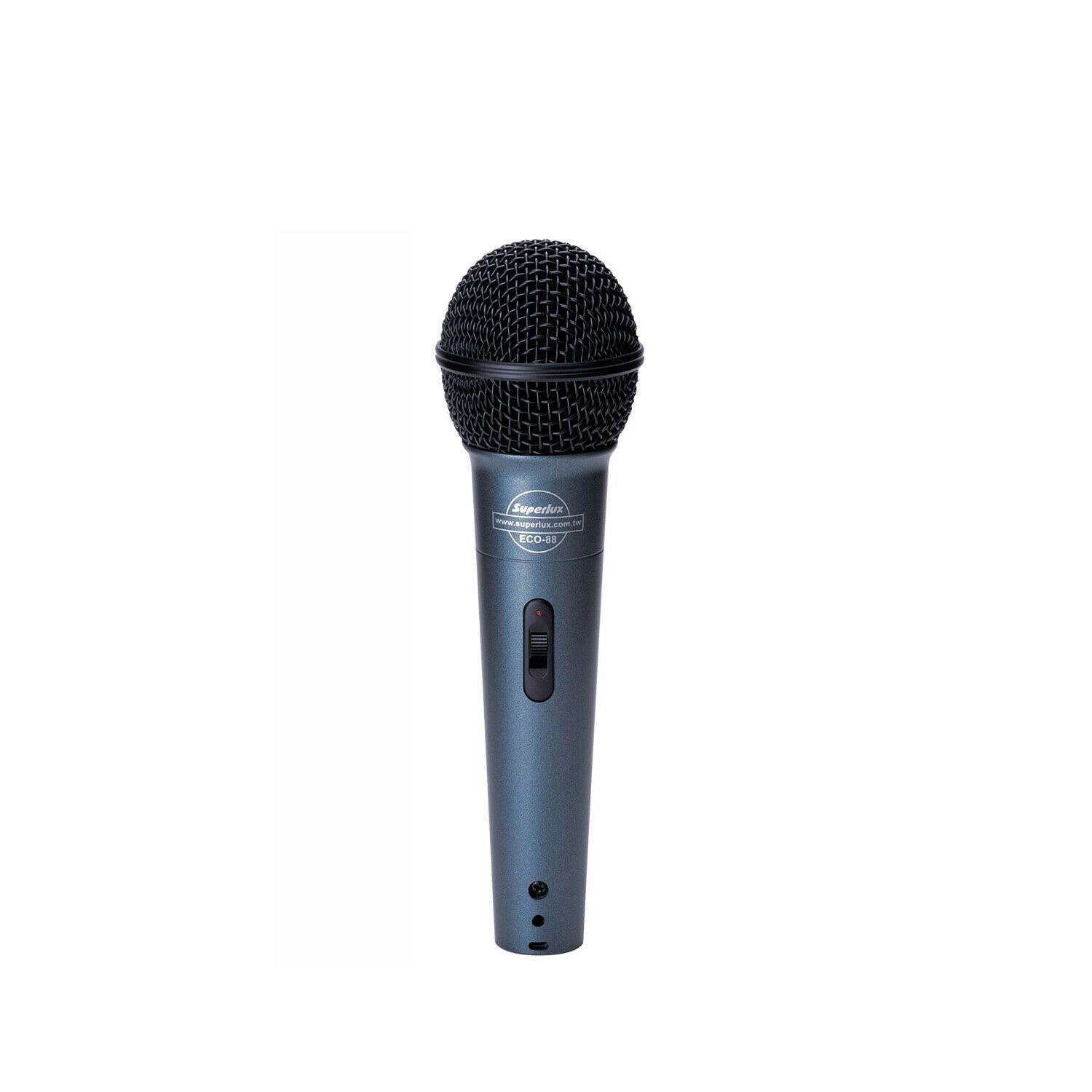 Microphone Superlux ECO88S Vocal Dynamic with Mic Clip and Bag - SILVER
