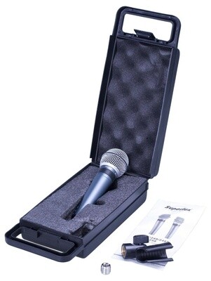 Microphone Superlux PRO248 Vocal Dynamic with Mic Clip and Carry Case