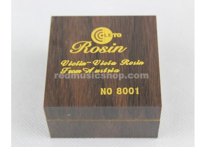 Koda Black Violin Rosin Wooden Box Gold Lettering