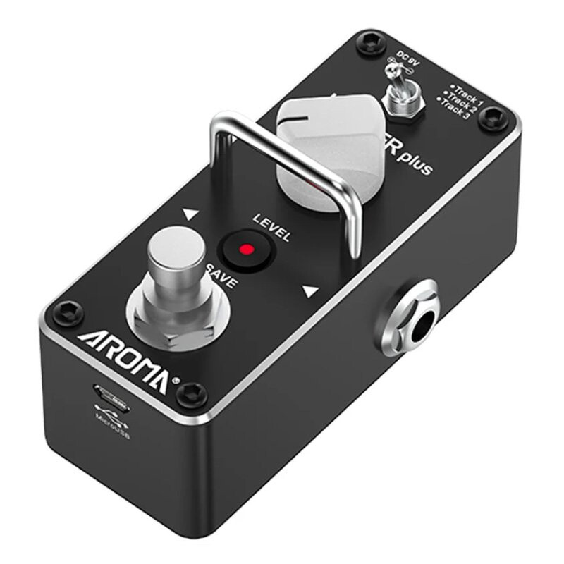 Aroma ALP3S Looper Effect Guitar Pedal with 3 Channel Recording and USB interface