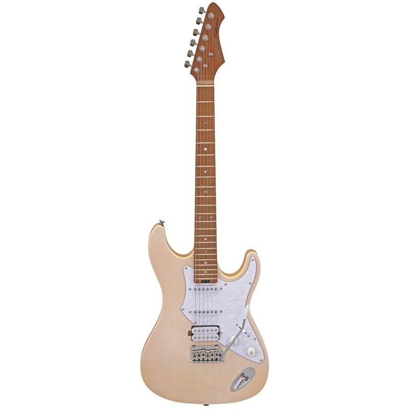 Aria 714 MK2 Electric Guitar, Marble White