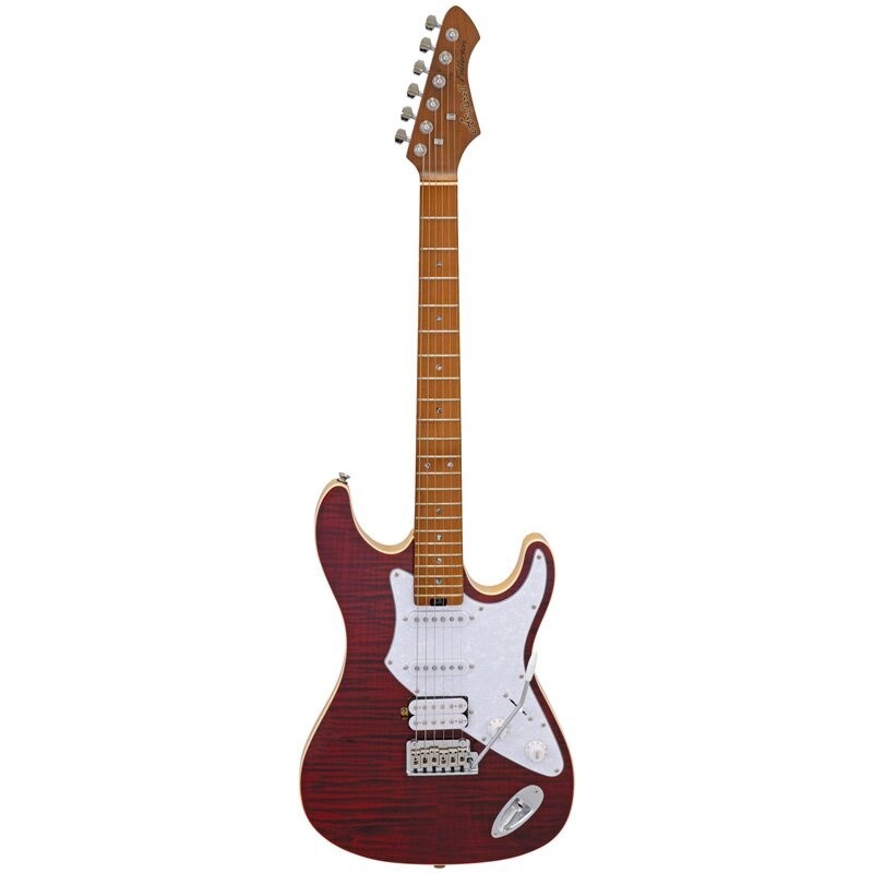 Aria 714 MK2 Electric Guitar, Ruby Red