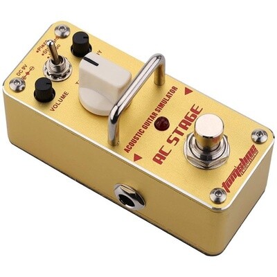 Aroma AAS-3 AC Stage Acoustic Guitar Simulator, Mini Single Electric Guitar Effect Pedal with True Bypass