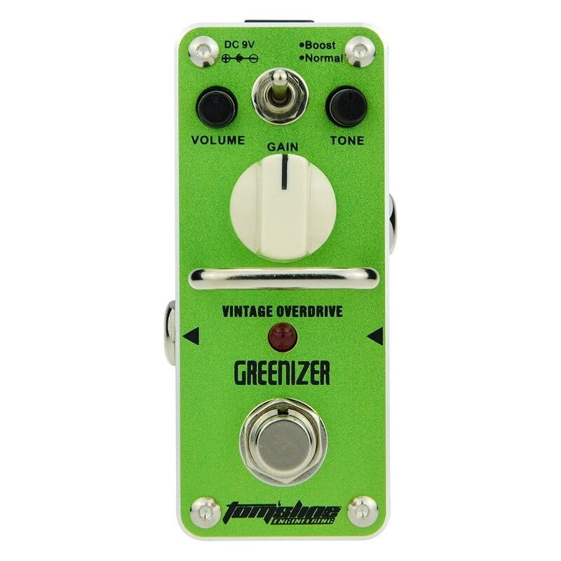 Aroma AGR-3 Greenizer Vintage Overdrive Analogue True Bypass Effect Guitar Pedal