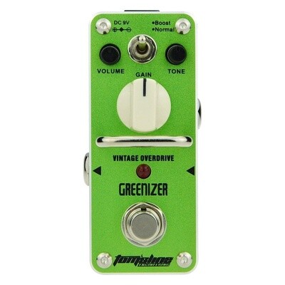 Aroma AGR-3 Greenizer Vintage Overdrive Analogue True Bypass Effect Guitar Pedal