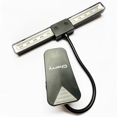 CL130 Gooseneck Clip-on 10 LED Light, Battery or AC Powered