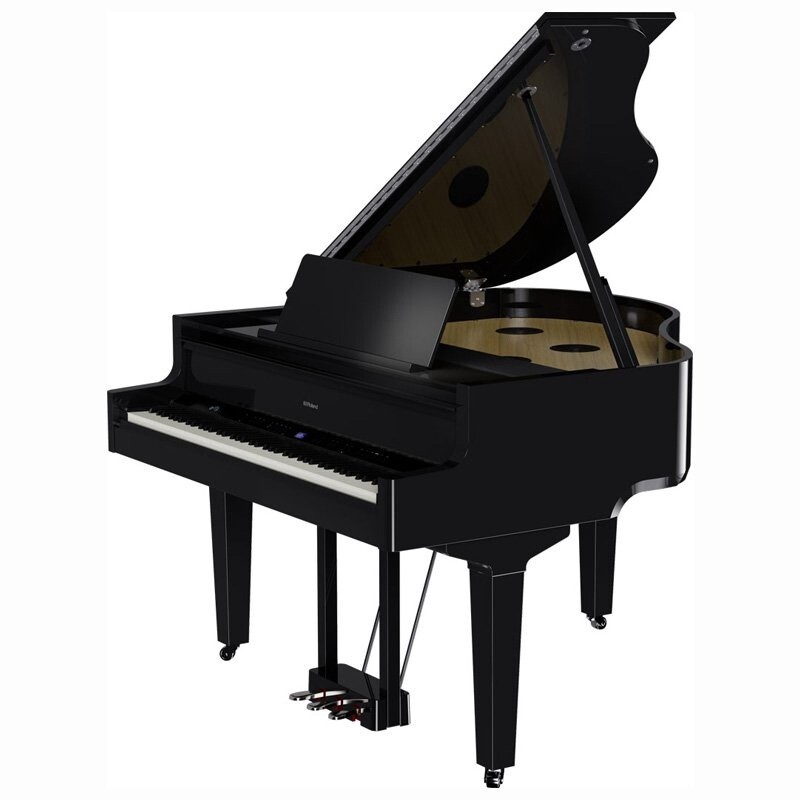 Roland GP9M Digital Grand Piano, Polished Ebony
