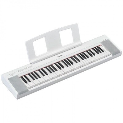 Yamaha Piaggero NP15 Portable Digital Piano, White