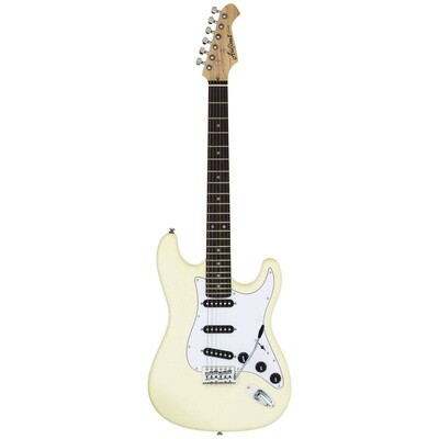 Aria STG003 SPL Electric Guitar, Vintage White