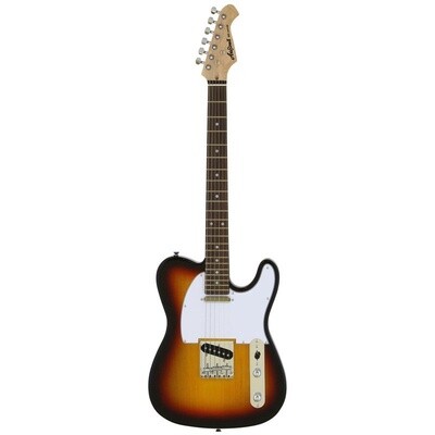 Aria TEG002 Electric Guitar, 3 Tone Sunburst
