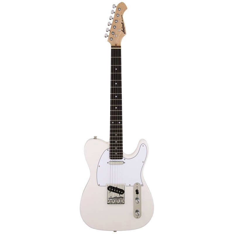 Aria TEG002 Electric Guitar, Ivory