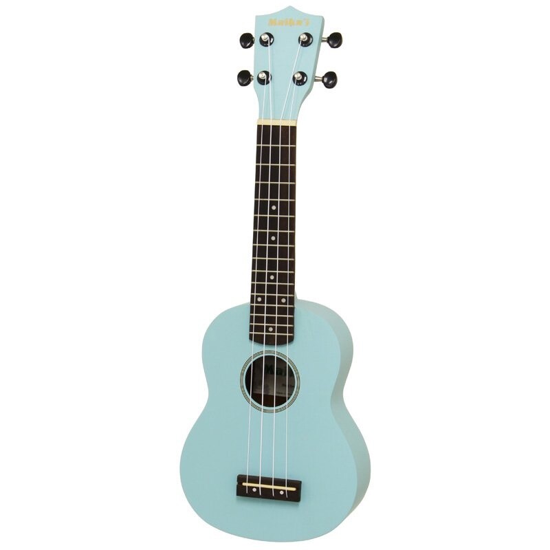 Aria Maikai MKU1 Soprano Ukulele with Bag, Light Blue