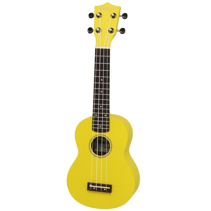 Aria Maikai MKU1 Soprano Ukulele with Bag, Yellow