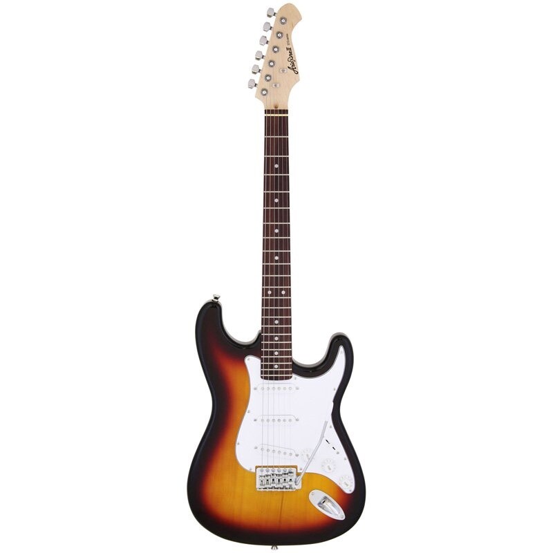 Aria STG003 Electric Guitar, 3 Tone Sunburst