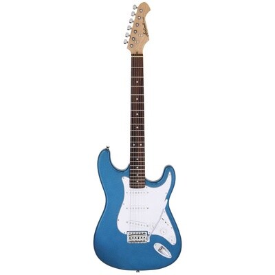 Aria STG003 Electric Guitar, Metallic Blue
