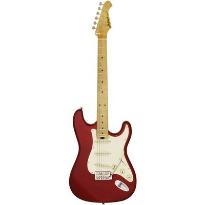 Aria STG57 Electric Guitar, Maple Neck, Candy Apple