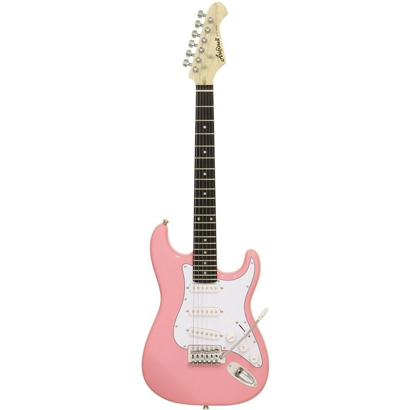 Aria STG MINI Short Scale Electric Guitar, Kawaii Pink
