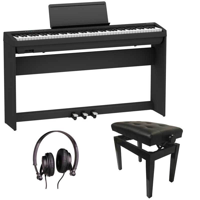 Roland FP30X Digital Piano Bundle 2, 88 Keys Keyboard, Black - Free Delivery