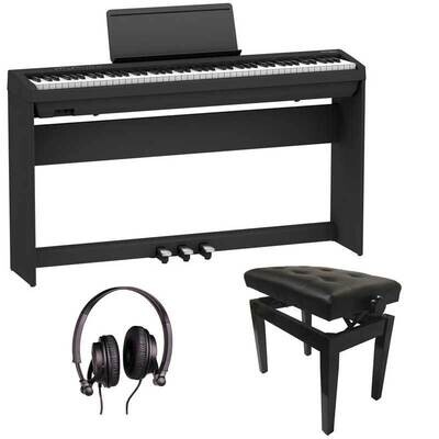 Roland FP30X Digital Piano Bundle 2, 88 Keys Keyboard, Black - Free Delivery