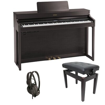 Roland HP702 Digital Piano Bundle 1, Dark Rosewood - Free Delivery