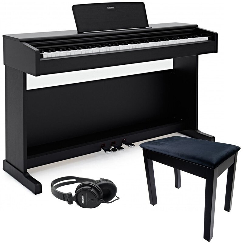 Yamaha YDP145 Digital Piano Bundle 1, Black - Free Delivery