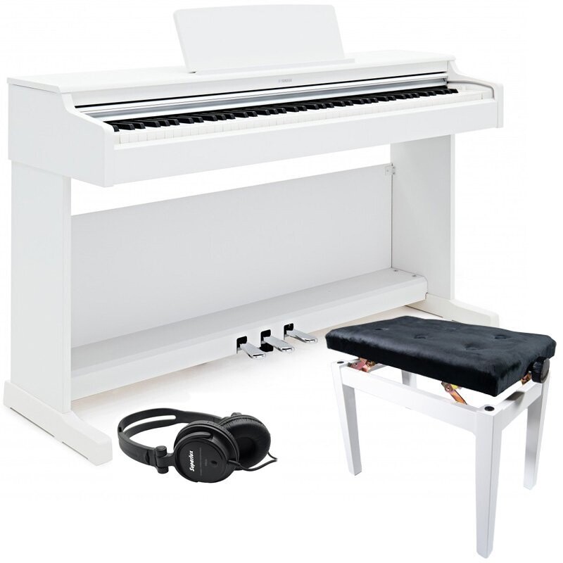 Yamaha YDP165 Digital Piano Bundle 2, White - Free Delivery