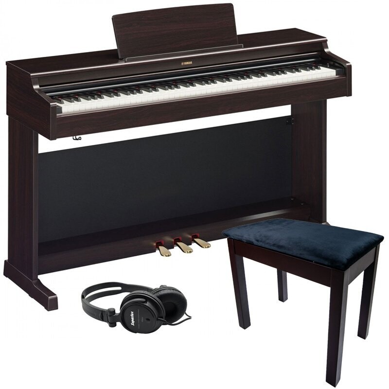 Yamaha YDP165 Digital Piano Bundle 1, Rosewood - Free Delivery