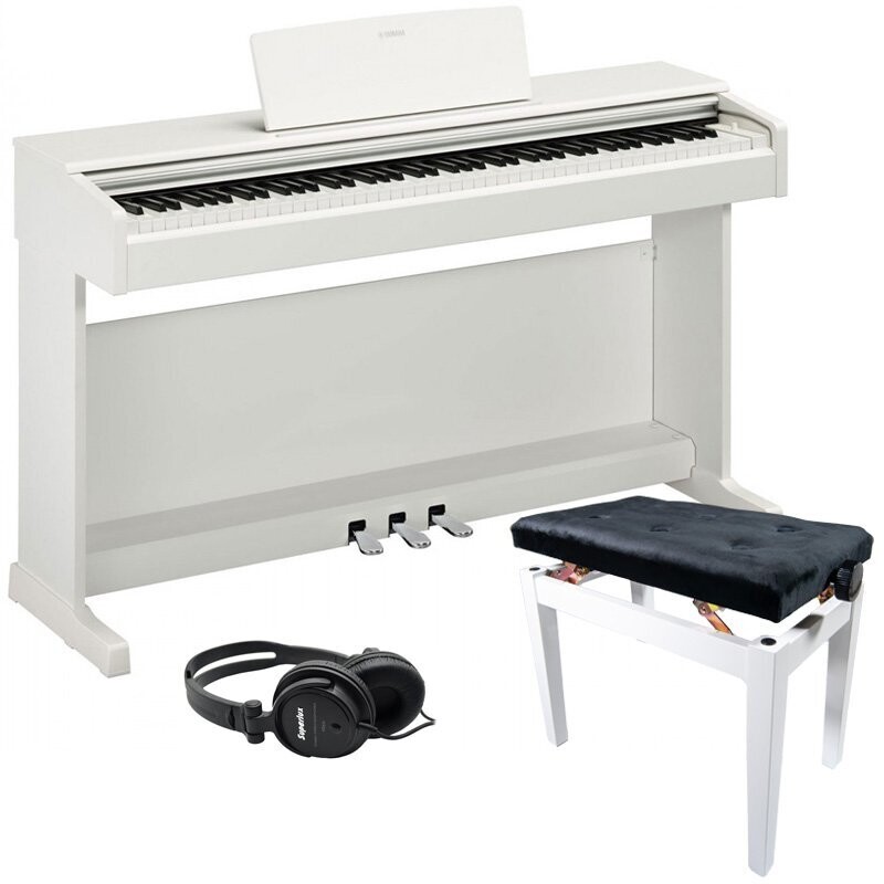 Yamaha YDP145 Digital Piano Bundle 2, White - Free Delivery