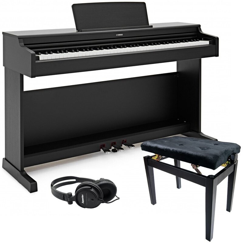 Yamaha YDP165 Digital Piano Bundle 2, Black - Free Delivery