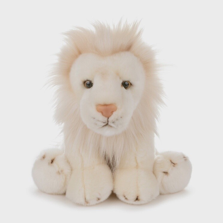 White Lion Stuffed Animal 12&#39;&#39;